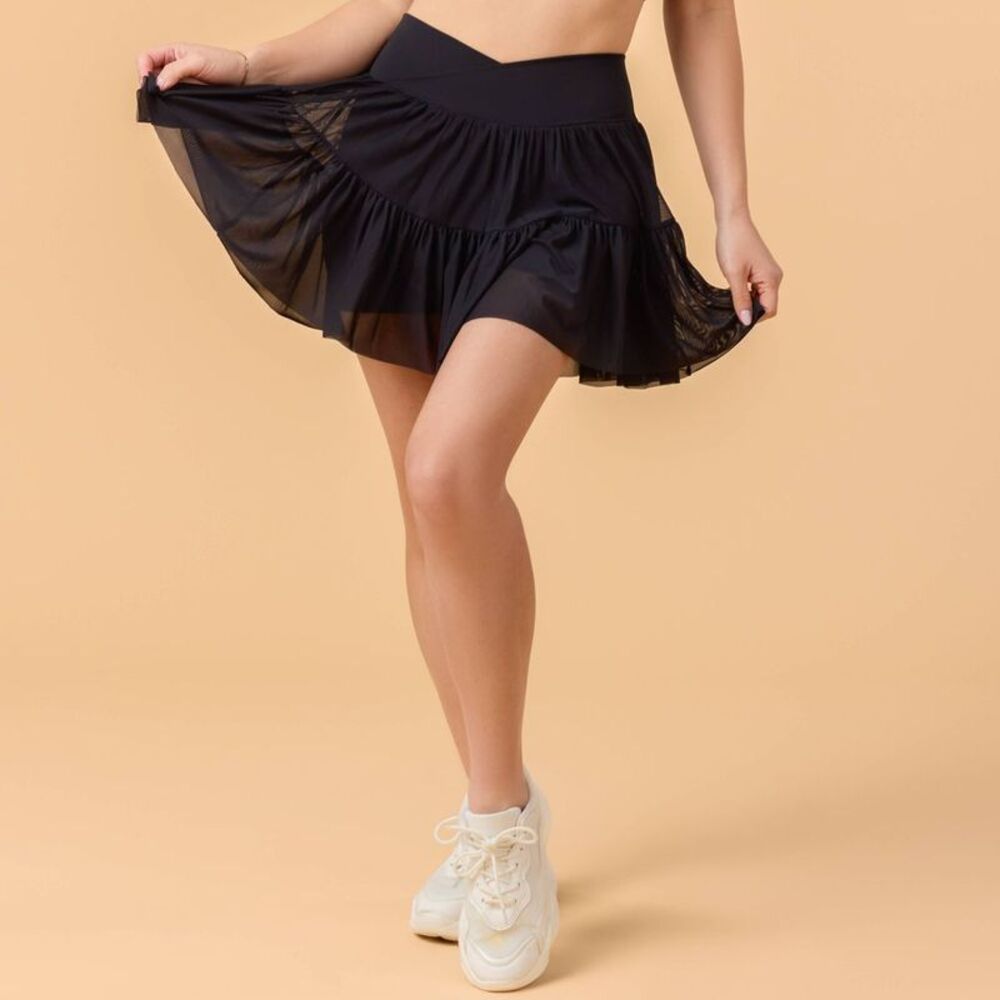 Blogilates Women's Mommy & Me Ballerina Skort - Black XS
